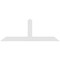 Ekena Millwork Portland Architectural Grade PVC Gable Bracket, 84"W x 31 1/2"H x 2"D x 6"F, 9/12 Pitch GBP084X32X0206POR00 - alternate 5